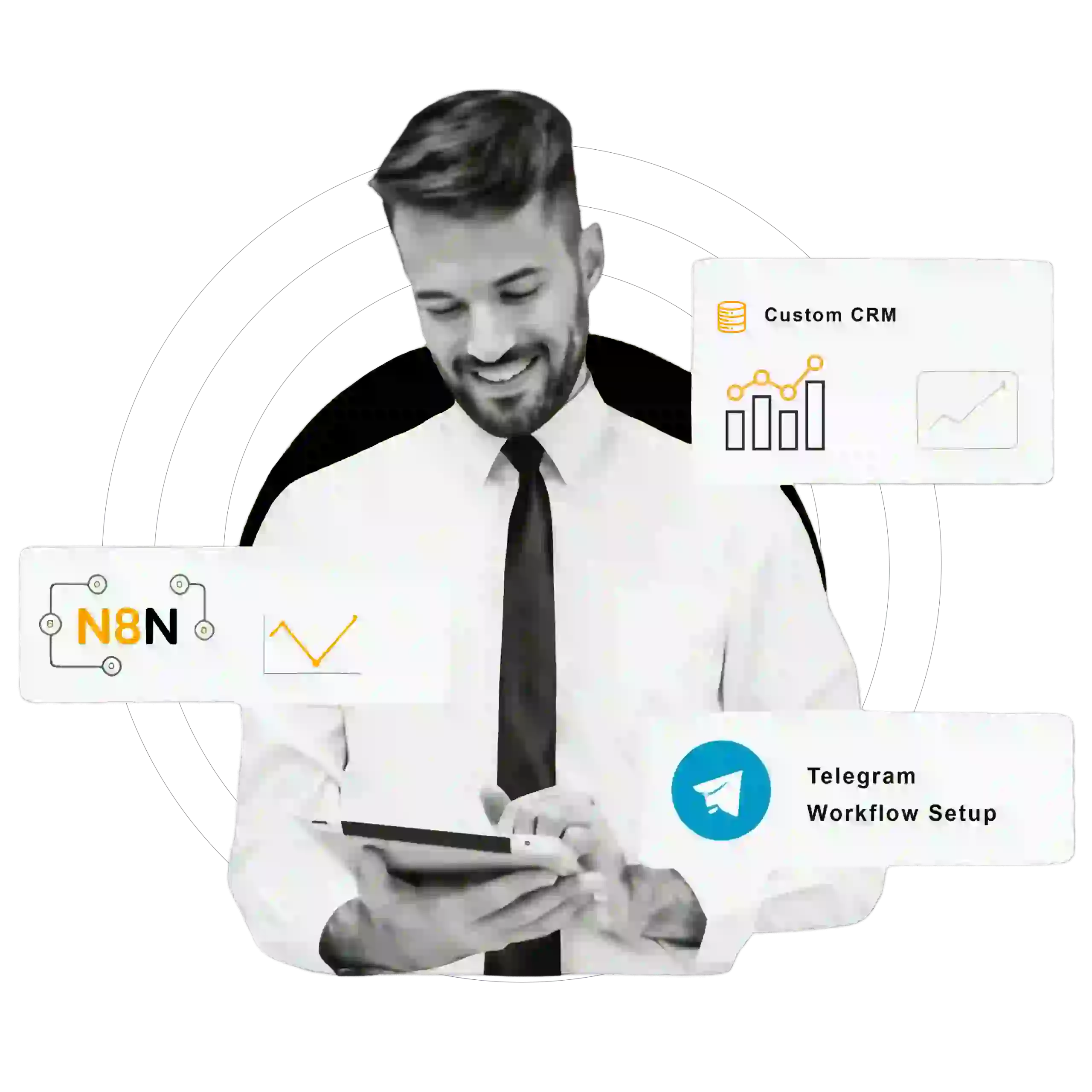 business automation and custom CRM systems