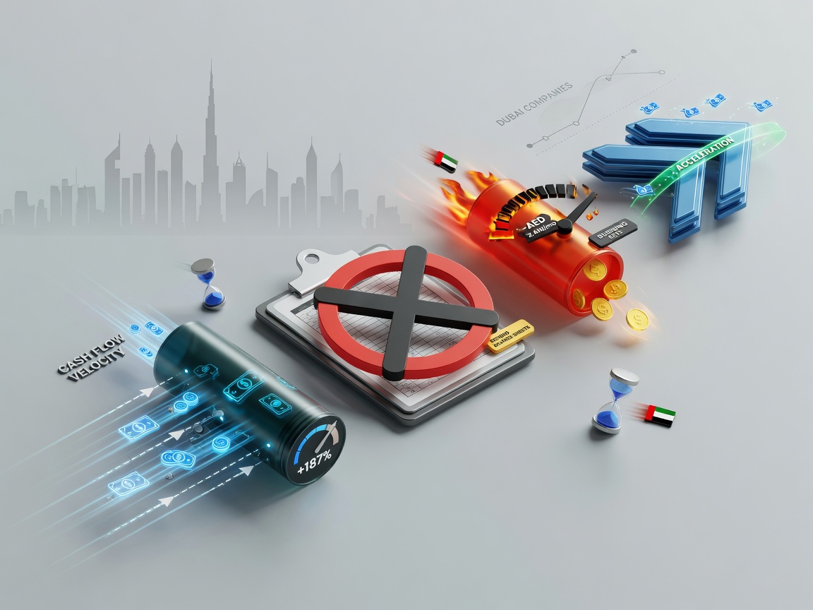 cash, velocity, dubai, flow, beyond, balance, sheets, acceleration, burning, rates, systems, get